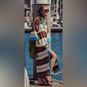 Free People Jackson Ruby Midi in Brown Combo!